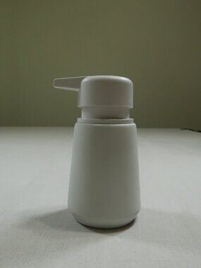 Target White Minimalist Soap Dispenser Pump Bottle Modern Bathroom Decor
